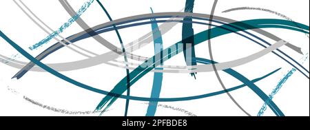 horizontal abstract background line design. vector element Stock Vector