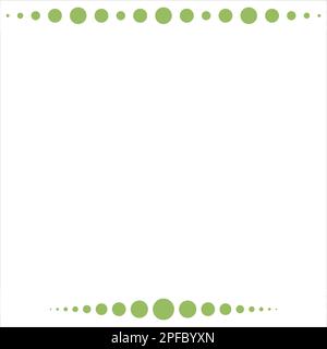 Dotter circle background Stock Vector