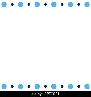 Dotter circle background Stock Vector