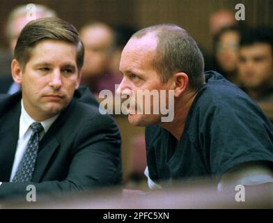 Curtis Dean Anderson listens to a judge during a hearing in a San Jose ...