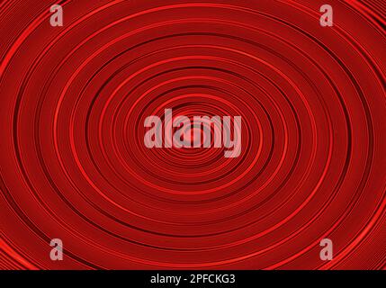 Red Gradient Circular Swirl Design Art. Swirl. Seamless Pattern. Geometry. Vector Illustration Graphic Design. Stock Vector