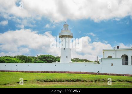 Eluanbi lighthouse at kenting township, pingtung county, Taiwan Stock Photo