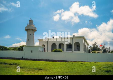 Eluanbi lighthouse at kenting township, pingtung county, Taiwan Stock Photo