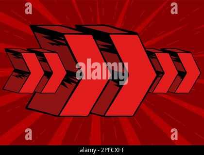 Arrow is pointing down pattern, cartoon style Stock Vector Image & Art ...