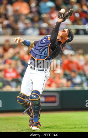 Los Angeles, United States. 18th Sep, 2023. Detroit Tigers relief pitcher Will  Vest (19) throws in the eighth inning against the Los Angeles Dodgers  during a baseball game, Monday, Sept. 18, 2023