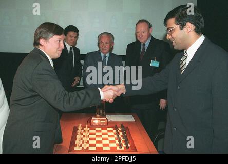 World chess champion Anatoly Karpov right with his wife Irina left