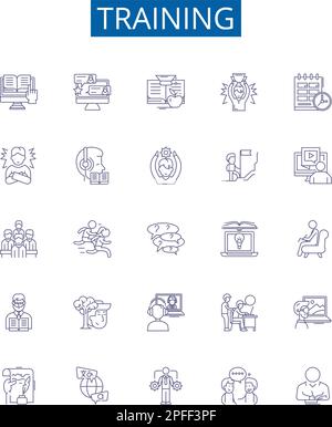 Tuition line vector icons and signs. Fees, Education, Learning, Cost ...