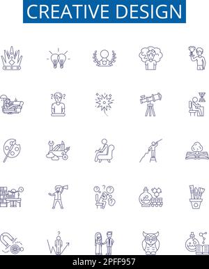 Inventive line icons collection. Innovative, Creative, Resourceful ...