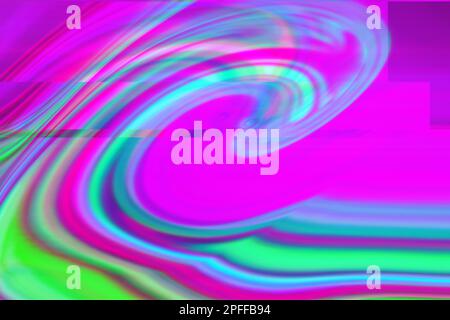 Motion Glitch Multicolored Distorted textured psychedelic background Stock Photo