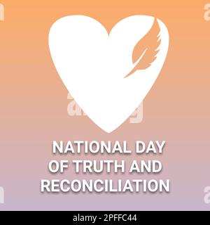 National day of truth and reconciliation modern creative banner, design ...