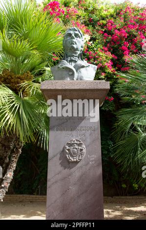 September 02, 2022 – Europa, Italia, Sardegna, Sassari, monumento al patriota Giovanni Maria Angioy. Stock Photo