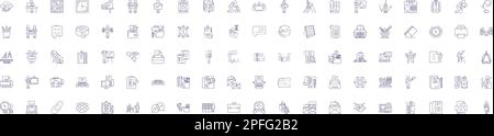 Office workflow line icons signs set. Design collection of Workflow, Office, Process, Automation, Management, Task, Efficiency, System outline concept Stock Vector