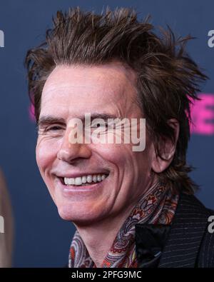 BEVERLY HILLS, LOS ANGELES, CALIFORNIA, USA - MARCH 16: British musician John Taylor of English rock band Duran Duran arrives at The Women's Cancer Research Fund's An Unforgettable Evening Benefit Gala 2023 held at the Beverly Wilshire, A Four Seasons Hotel on March 16, 2023 in Beverly Hills, Los Angeles, California, United States. (Photo by Xavier Collin/Image Press Agency) Stock Photo