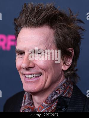 BEVERLY HILLS, LOS ANGELES, CALIFORNIA, USA - MARCH 16: British musician John Taylor of English rock band Duran Duran arrives at The Women's Cancer Research Fund's An Unforgettable Evening Benefit Gala 2023 held at the Beverly Wilshire, A Four Seasons Hotel on March 16, 2023 in Beverly Hills, Los Angeles, California, United States. (Photo by Xavier Collin/Image Press Agency) Stock Photo