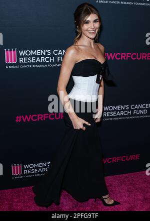 BEVERLY HILLS, LOS ANGELES, CALIFORNIA, USA - MARCH 16: American YouTuber Olivia Jade Giannulli arrives at The Women's Cancer Research Fund's An Unforgettable Evening Benefit Gala 2023 held at the Beverly Wilshire, A Four Seasons Hotel on March 16, 2023 in Beverly Hills, Los Angeles, California, United States. (Photo by Xavier Collin/Image Press Agency) Stock Photo