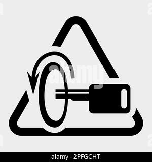 Switch Off Engine Symbol Sign Isolate On White Background,Vector Illustration EPS.10 Stock Vector