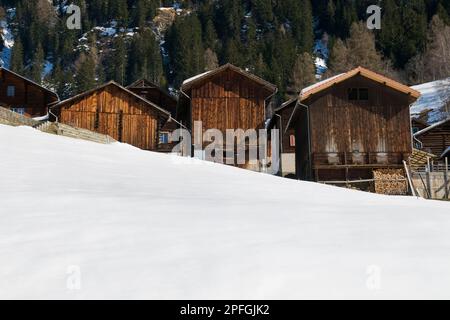 Switzerland, Canton Grisons, surrounding of Vals Stock Photo