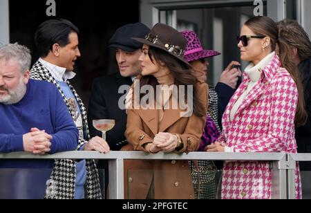 Ollie Locke (left) on day four of the 2025 Cheltenham Festival at ...