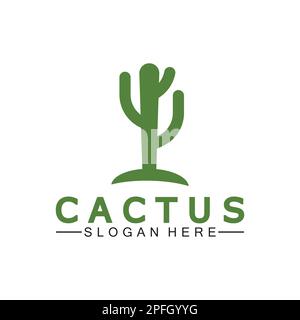 Cactus Logo Template Design Vector, Design Concept, Creative Symbol, Icon Stock Vector