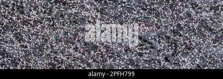 Smooth stone slab with abstract dotted pattern Stock Photo
