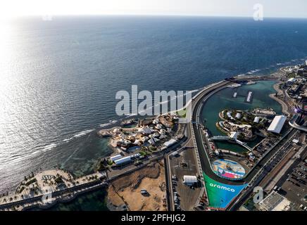 Jeddah, Saudi Arabia. 17th Mar, 2023. General view, F1 Grand Prix of Saudi Arabia at Jeddah Corniche Circuit on March 17, 2023 in Jeddah, Saudi Arabia. (Photo by HIGH TWO) Credit: dpa/Alamy Live News Stock Photo