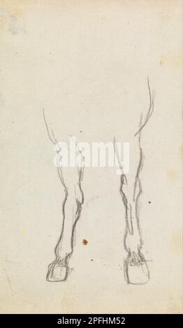 Study of a Horse's Hooves by George Romney Stock Photo