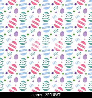 Colorful easter seamless pattern. Easter seamless pattern. Easter pattern. Happy easter. Colorful seamless pattern Stock Vector