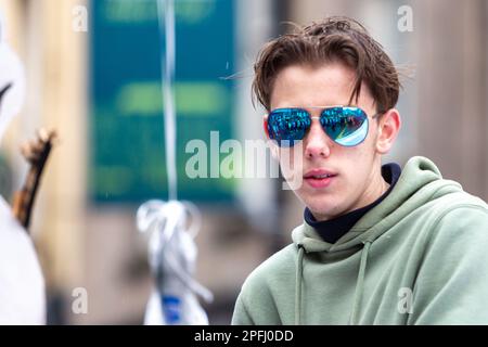 Downpatrick, UK. 17th Mar, 2023. Downpatrick UK.17th March, Saint Patrick's Day Parade There was many Colourful Floats and costumes worn during the parade which meandered through the city centre Credit: Bonzo/Alamy Live News Stock Photo