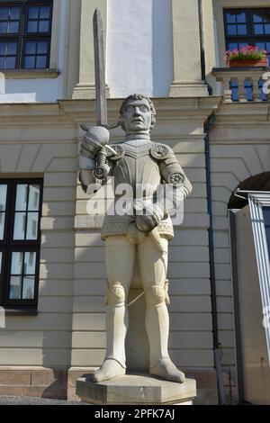 Roland, Alter Markt, Magdeburg, Saxony-Anhalt, Germany Stock Photo