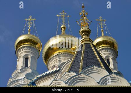 Russian Orthodox Church of St. Peter and Paul, King George, Karlovy Vary, Czech Republic Stock Photo