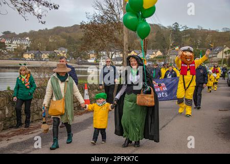 Courtmacsherry St. Patrick's Day Parade 2023 Stock Photo