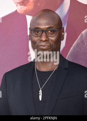 Actor Lance Reddick, best known for his roles on The Wire and the John Wick franchise was found dead at 60 years old on March 17, 2023 at his home in Studio City, Ca.  Lance Reddick at the Los Angeles premiere of 'Angel Has Fallen' held at the Regency Village Theatre on August 20, 2019 in Westwood, CA. © Janet Gough / AFF-USA.com Stock Photo