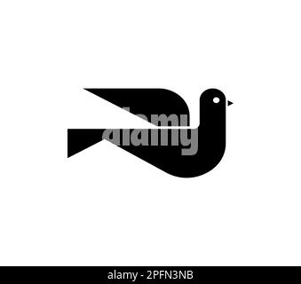 Dove sign. Pigeon symbol. Vector illustration Stock Vector