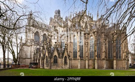 St. John's Cathedral, in the center of Den Bosch in the Netherlands. Stock Photo