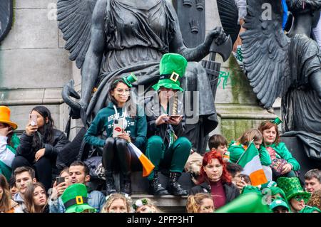 St Patricks Day parade celebrations Dublin Ireland 2023 Stock Photo