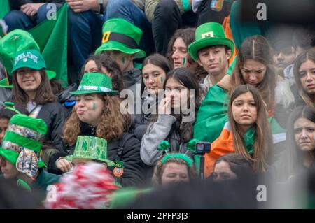 St Patricks Day parade celebrations Dublin Ireland 2023 Stock Photo