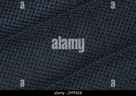 Black fibers, woven with black threads , Black background, Stock Photo