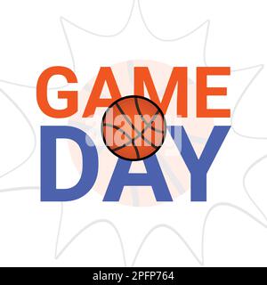 Basketball tournament, designs with basketball ball. March Madness basketball Game Day sport design Stock Vector