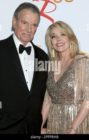 Los Angeles, USA. 17th Mar, 2023. LOS ANGELES - MAR 17: Eri Braeden, Melody Thomas Scott at the 50th Anniversary of The Young and The Restless at the Vibiana on March 17, 2023 in Los Angeles, CA (Photo by Katrina Jordan/Sipa USA) Credit: Sipa USA/Alamy Live News Stock Photo