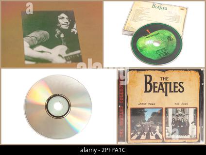English rock band The Beatles music album on vinyl record LP disc. Titled:  Hey Jude Stock Photo - Alamy
