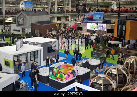 London UK . 17th March 2023. The Ideal Home Show on Opening Day at Olympia, Hammersmith, London. Sue Andrews/Alamy Stock Photo