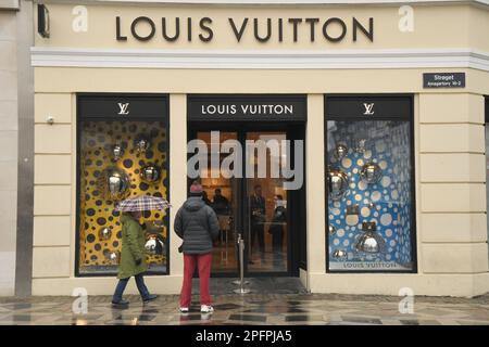 Louis Vuitton store in Copenhagen, Denmark, Europe Stock Photo - Alamy
