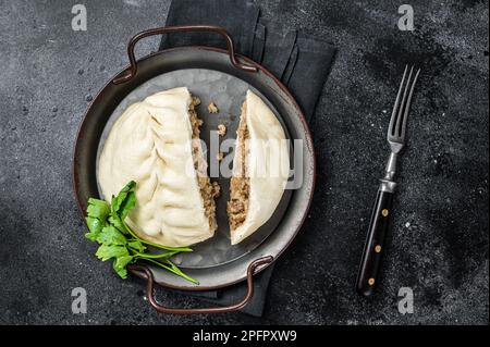 National Korean fast food - steamed pies pyan-se Pyanse with vegetable ...