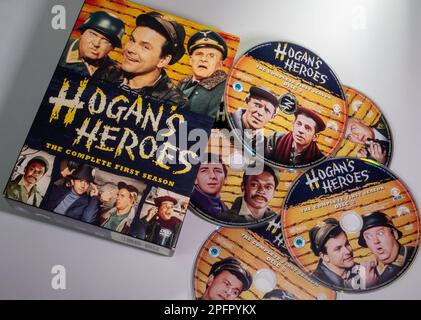 Hogan's heroes was a sitcom that ran from 1965 to 1971 on US network television, United States Stock Photo
