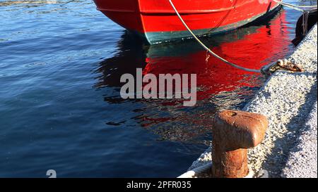 boatsreflection Stock Photo
