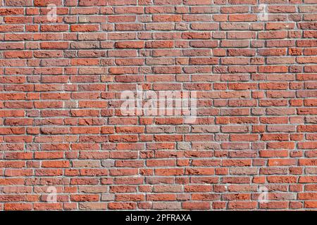 Large Big Brick Wall Background At Amsterdam The Netherlands 11-3-2023 Stock Photo