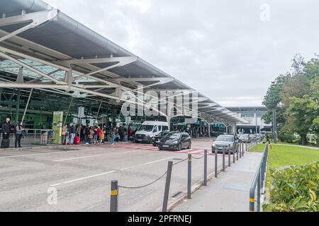 Lisbon, Portugal - December 3, 2022: Humberto Delgado Airport (IATA: LIS, ICAO: LPPT), informally Lisbon Airport and formally Portela Airport. Stock Photo