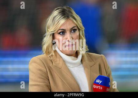 KELLY CATES, SKY SPORTS PRESENTER, 2022 Stock Photo - Alamy