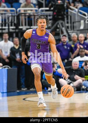March 18, 2023: Furman guard Mike Bothwell (3) during the 1st half