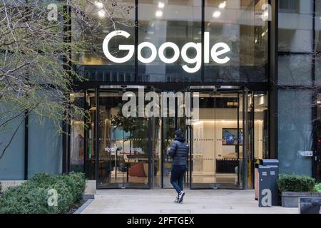Google Head Office London Stock Photo